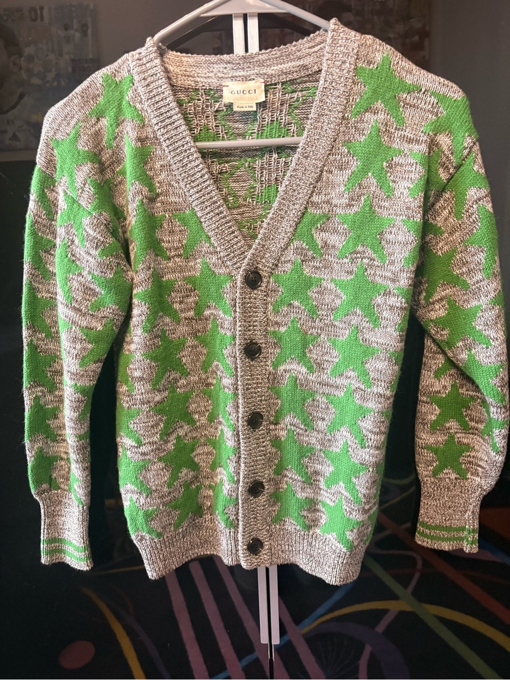 Gucci Star Pattern Cardigan sz 140 (10 yrs)